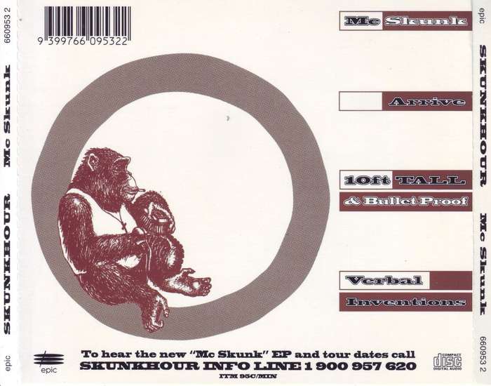 SKUNKHOUR - Mc Skunk (CD, EP) 660953 2 NM
