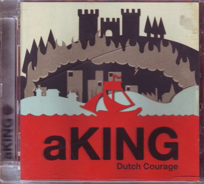 aKING - Dutch courage (CD, crack in super jewel case) RR 087 EX