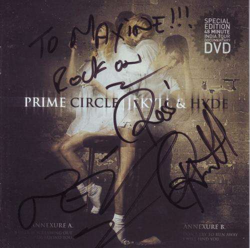 PRIME CIRCLE - Jekyll and Hyde Special Edition (CD and DVD, signed) CDEMCJ (WFL) 6600 NM-