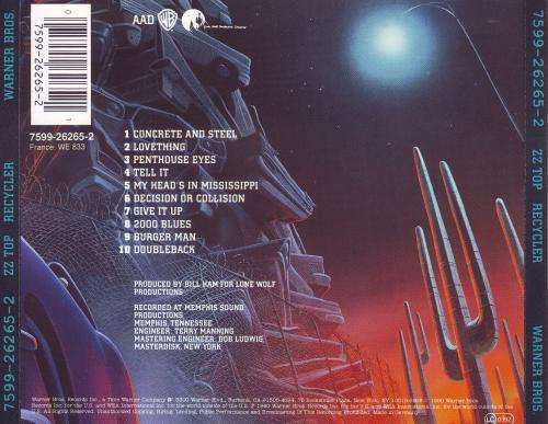 ZZ TOP - Recycler (CD) 7599-26265-2 NM-