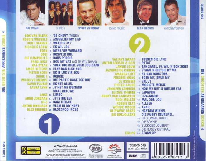 DIE GROOTSTE AFRIKAANSE TREFFERS VOL.4 - Compilation (double CD) SELBCD 646 VG/NM-*
