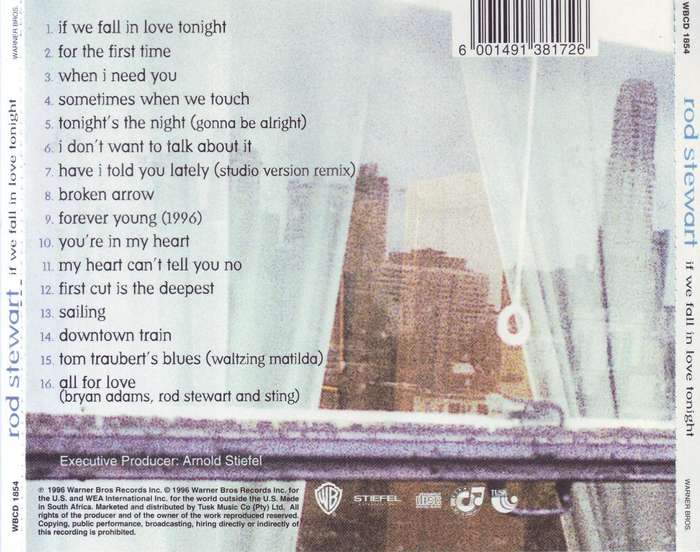 ROD STEWART - If we fall in love tonight (CD) WBCD 1854 VG