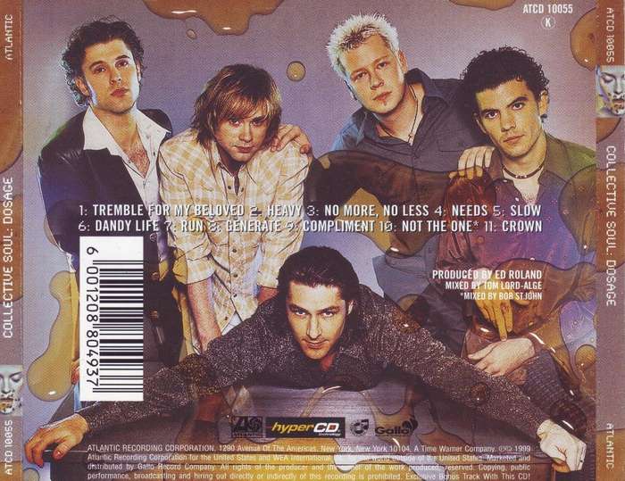 COLLECTIVE SOUL - Dosage (CD) ATCD 10055  EX