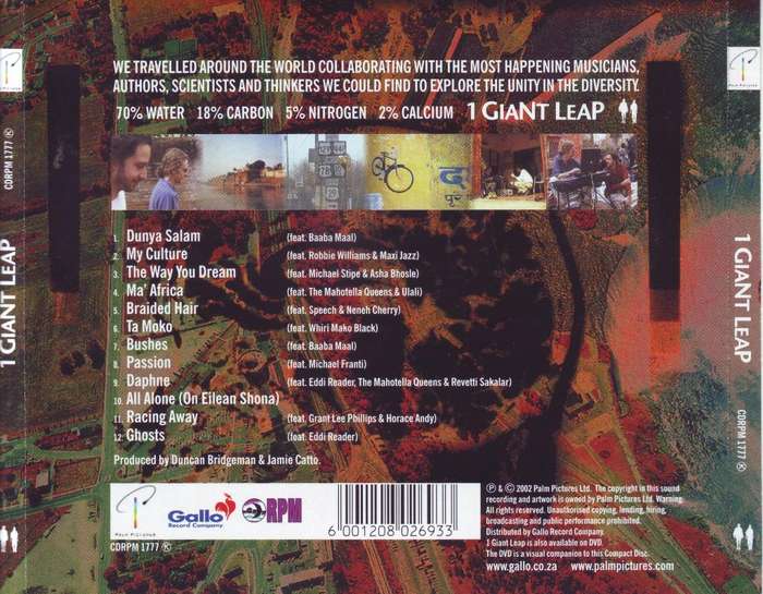 1 GIANT LEAP - 1 giant leap (CD) CDRPM 1777 K EX