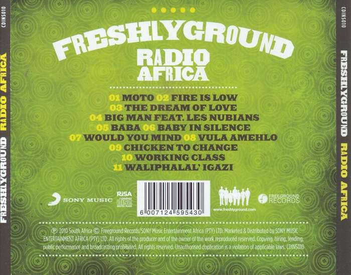FRESHLYGROUND - Radio Africa (CD) CDINS010 NM