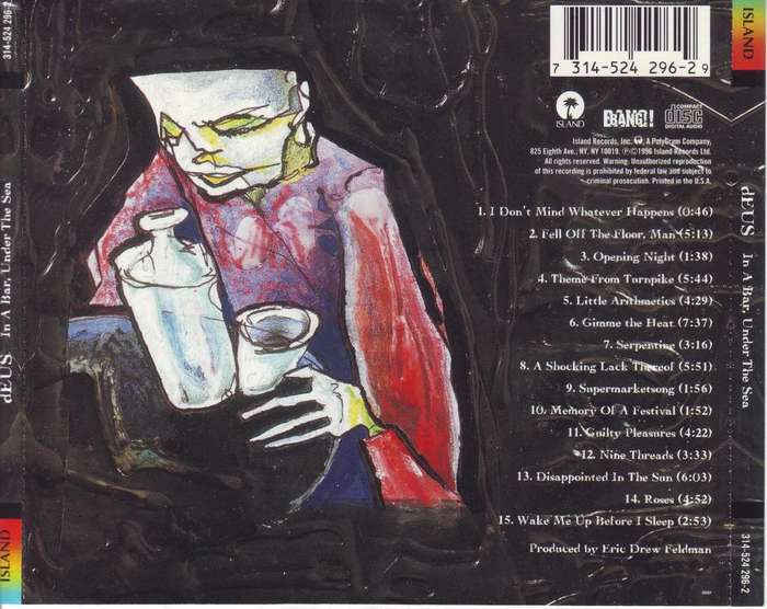 dEUS - In A Bar, Under The Sea (CD) 314-524 296-2  NM