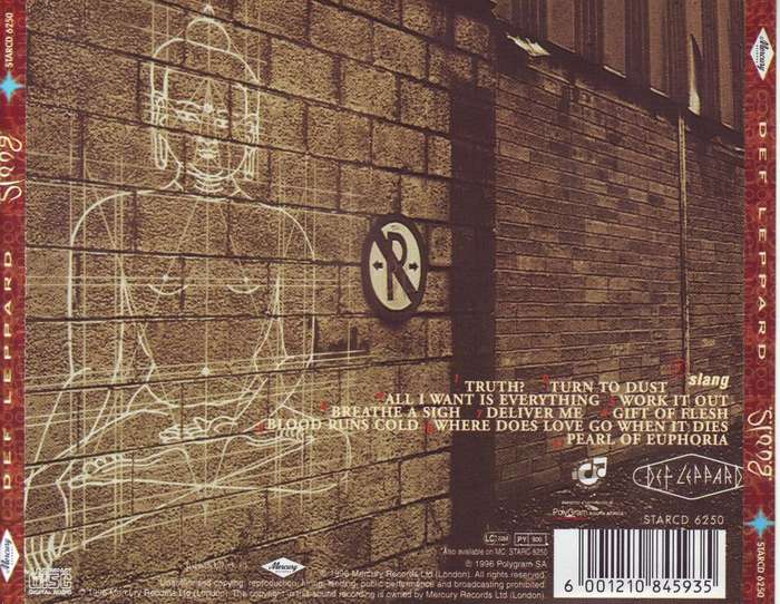 DEF LEPPARD - Slang (CD) STARCD 6290 NM-.