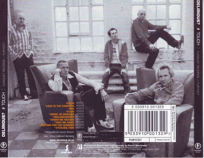 DELIRIOUS? - Touch (CD) FURYCD7 VG to VG+ (R25 SALE)