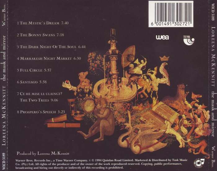 LOREENA MCKENNITT - The mask and mirror (CD) WICD 5189 NM