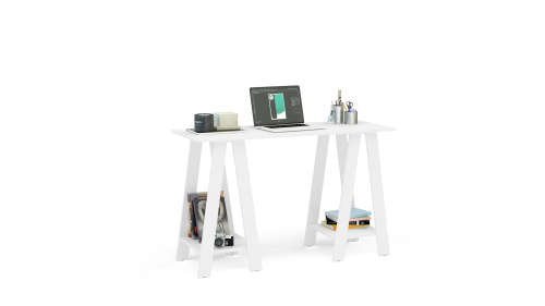 Delta White Office Table
