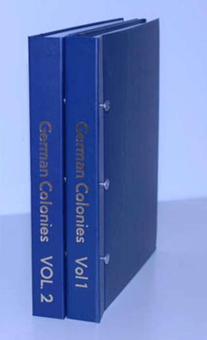 COLONIES - GERMANY 1884-1919  2 ALBUMS BRAND NEW  -  270 PRE-PRINTED COLOUR PAGES