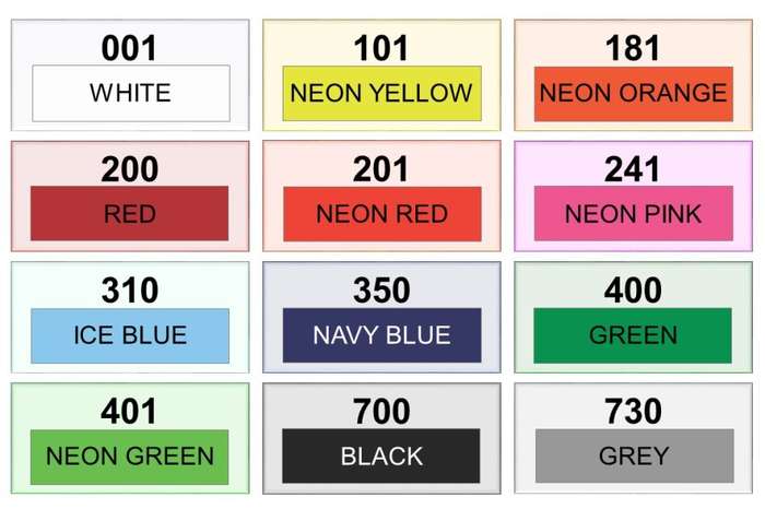 Iron-on Velvet (Tubitherm) Heat-transfer Name Tags/Labels - (Single Template/30 names)