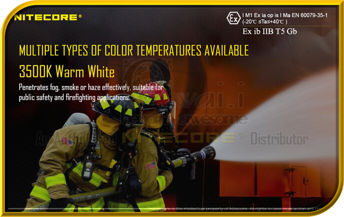 NITECORE EH1 Intrinsically Safe Explosion-Proof HeadLamp (260 Lumens)