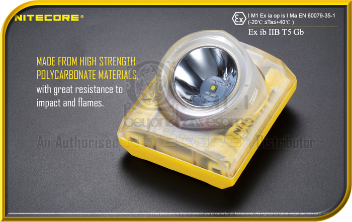 NITECORE EH1 Intrinsically Safe Explosion-Proof HeadLamp (260 Lumens)