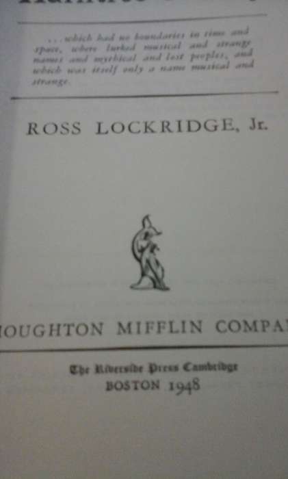 1948, Raintree Country by Lockridge Jr.