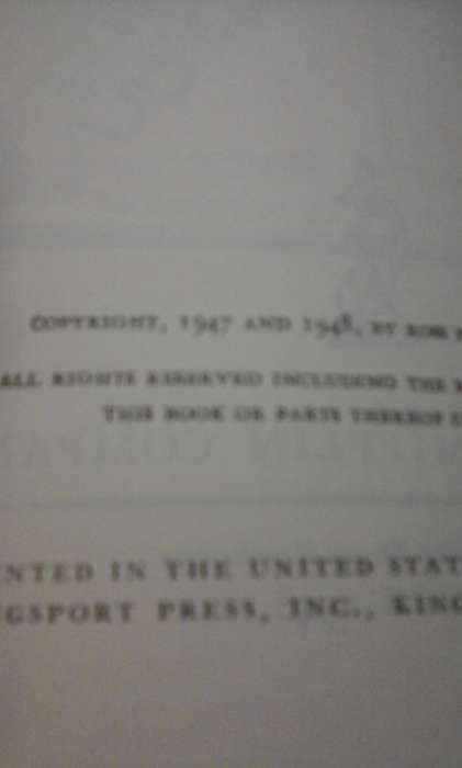 1948, Raintree Country by Lockridge Jr.