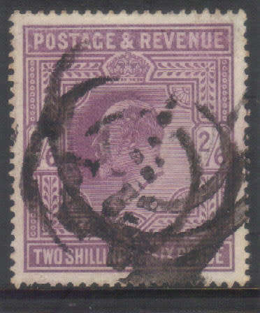1902 KE VII 2/6 De La Rue SG. 260 stamp.