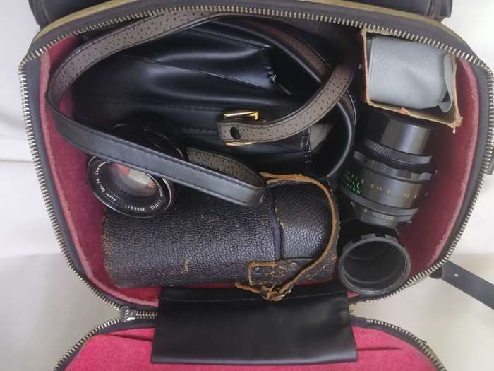 ASAHI PENTAX OPTOMAX MC 1:28 F CAMERA, (LOT OF ASSESSORIES) - 35mm FILM - SEE BELOW FOR INFO.