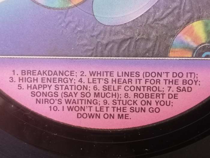 S.A. TOP 20 (1984) - VINYL IN VERY GOOD COND. - SEE BELOW FOR INFO.