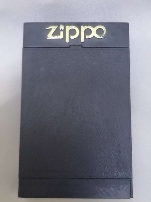 VINTAGE - ZIPPO LIGHTER IN ORIGINAL HOLDER - GOOD WORKING CONDITION - PLEASE READ BELOW.