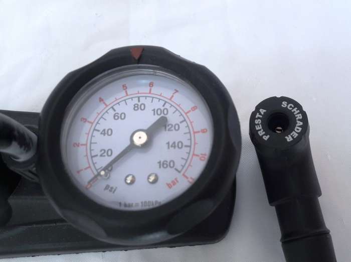 Ryder Floor Pump - With Pressure Guage