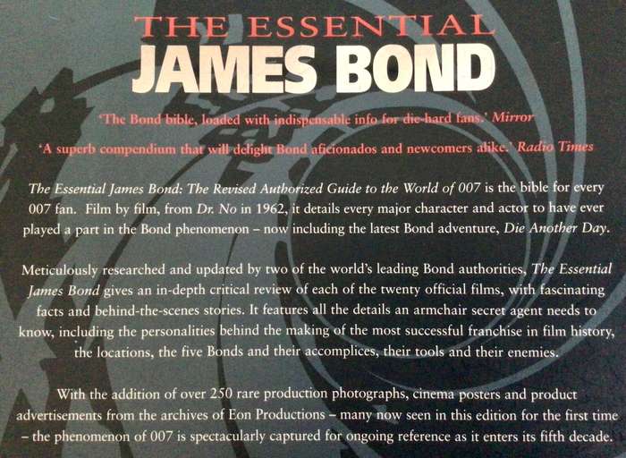 THE ESSENTIAL James Bond Large Softcover Book!