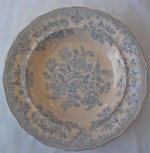 Asiatic Pheasant Large Rim Soup Plate.