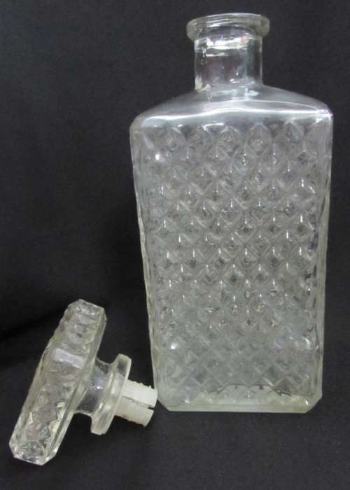 Beautiful glass decanter
