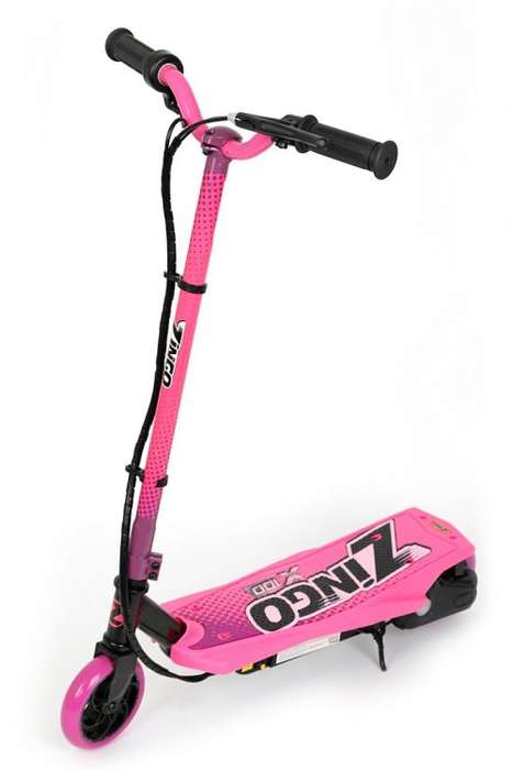 ZINGO X100, ELECTRIC SCOOTER RIDE-ON, PINK, LIKE NEW, VERY GOOD CONDITION, ONLY DRIVEN A FEW TIMES