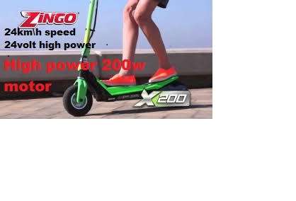 Tevo X200 200W Electric Scooter with Charger, 2 Batteries, 24V System