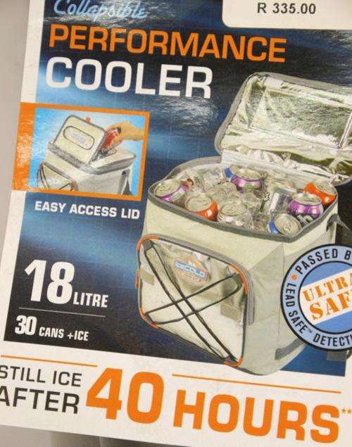IceCold Collapsible Performance Cooler therma-flect 18 Litre (30 Cans + Ice) !!!!!!!!!