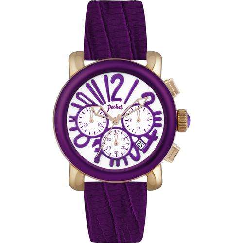 POCKET LADIES BURGUNDY WRISTWATCH **R1 AUCTION**
