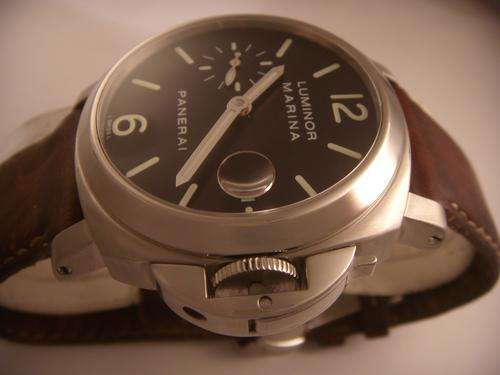 PANERAI LUMINOR  BLACK FACE   @@ NO RESERVES@@ GENUINE AUCTION