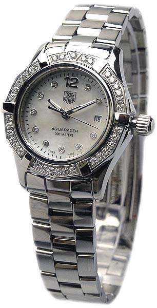 TAG Heuer Women' s Diamonds MOTHER OF PEARL Series  Aquaracer       NO RESERVES