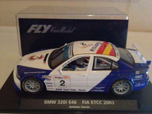 Scalextric FLY BMW 320i E46 FIA 2003 WHITE RARE BRAND NEW NO RESERVE 1/32 SLOT CAR