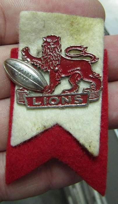 Vintage LIONS Rugby Pin Badge
