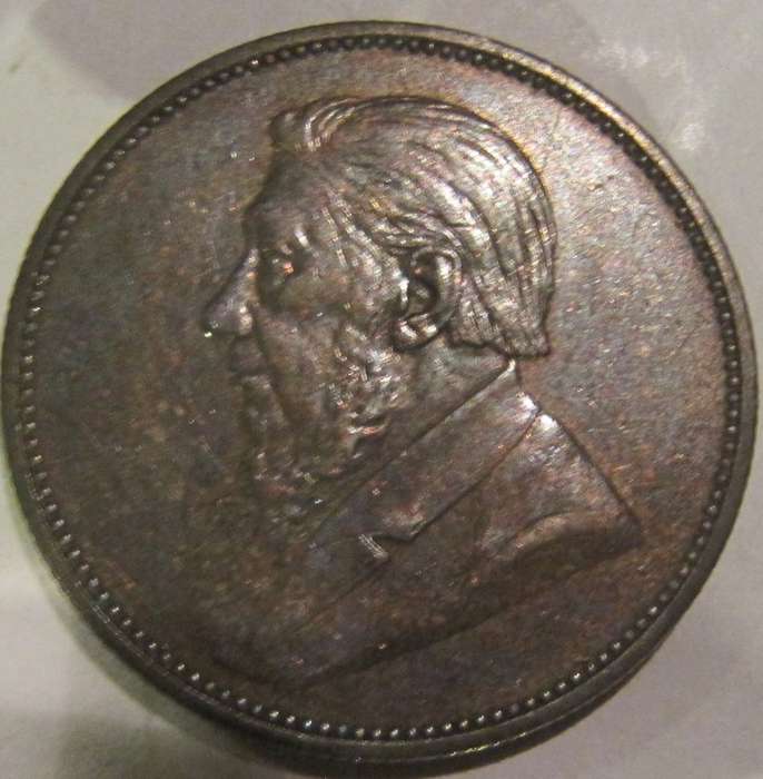 1896 ZAR  2 Shillings-Nicely toned and great details