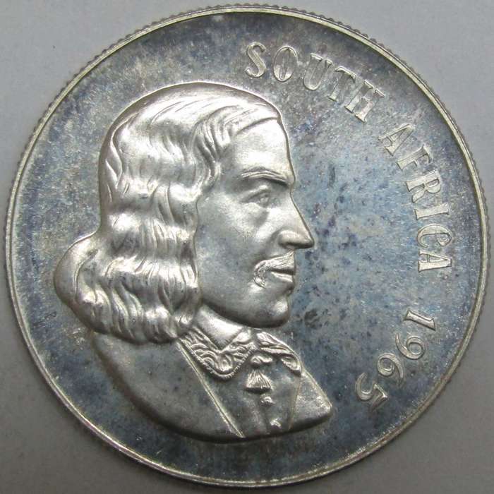 1965 Republic of South Africa Proof Silver Rand "English Legend"