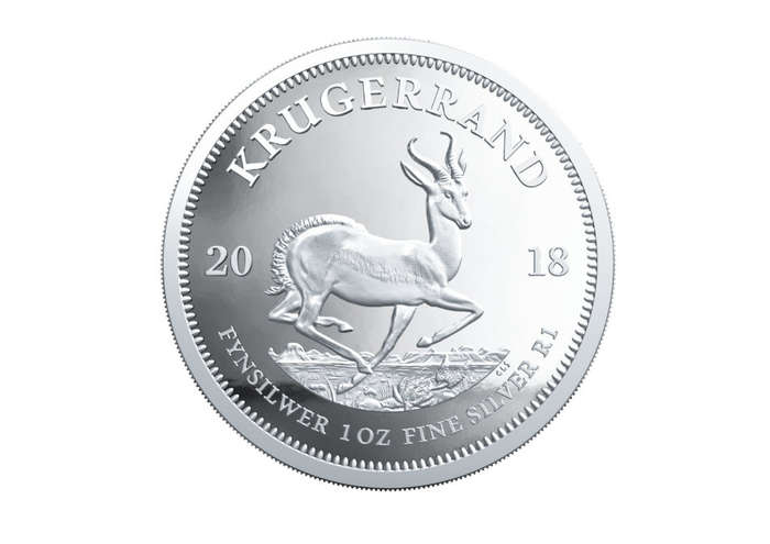 25x 2018 Silver  1 OZ  Krugerrands UNCIRCULATED in MINT Tube of 25 coins-R1 START!!!
