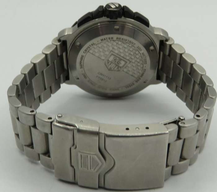 Tag Heuer Formula 1 Professional 200m Chronograph Orange Dial 41mm Ref:CAH 1113