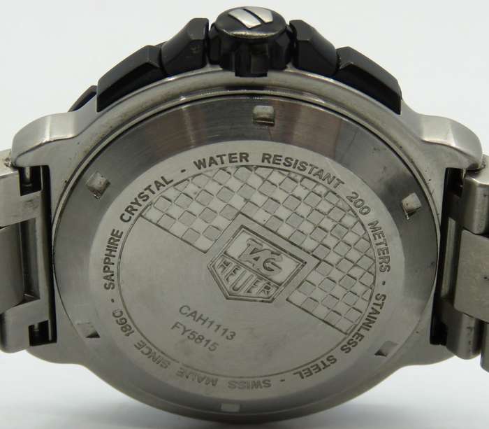 Tag Heuer Formula 1 Professional 200m Chronograph Orange Dial 41mm Ref:CAH 1113