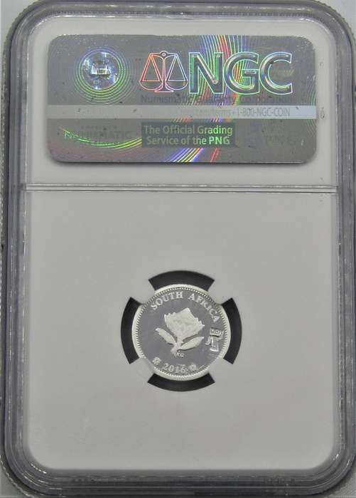 2016 2.5C SOUTH AFRICAN INVENTIONS-THE DOLOS-FLYPRESS  DURBAN COIN SHOW NGC PF69 ULTRA CAMEO