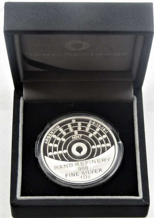 Rand Refinery 90 Years Proof medallion