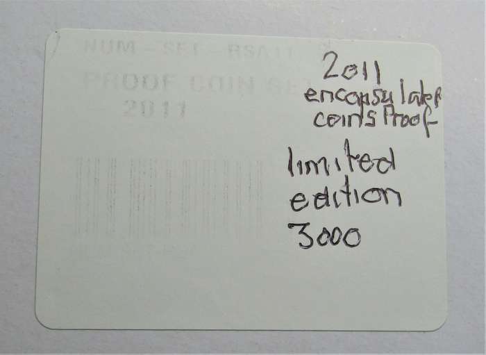 2011 Republic of South Africa Proof Set -with all original inner and outer packaging,COA,BOX etc