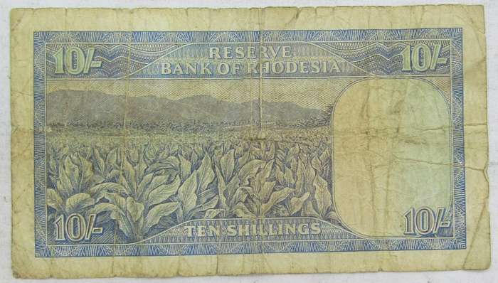 Rhodesia 10 Shillings 1966