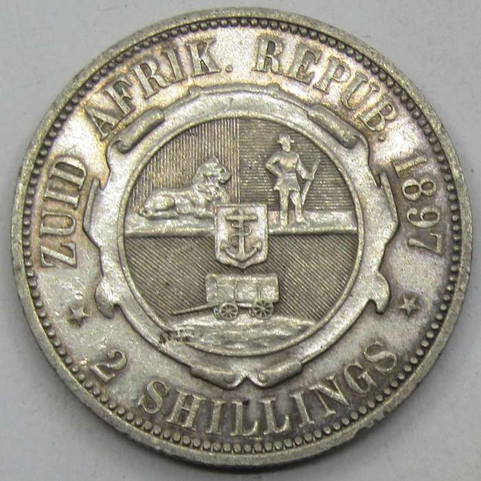 1897 ZAR 2 Shillings