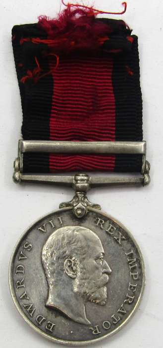 Natal Rebellion Medal with 1906 Clasp to SGT. H.B Wallace Zululand MTD Rifles