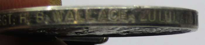 Natal Rebellion Medal with 1906 Clasp to SGT. H.B Wallace Zululand MTD Rifles