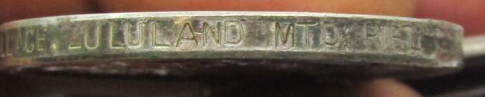 Natal Rebellion Medal with 1906 Clasp to SGT. H.B Wallace Zululand MTD Rifles