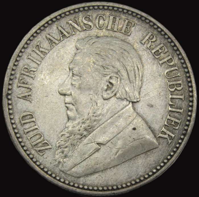 1897 ZAR 2 1/2  Shillings